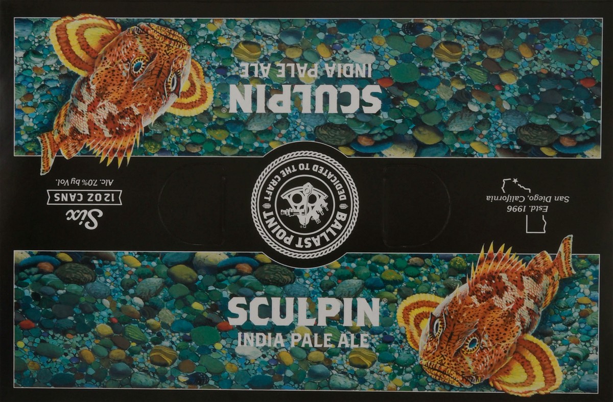 slide 2 of 10, Ballast Point Sculpin Ipa, 6 ct; 12 oz