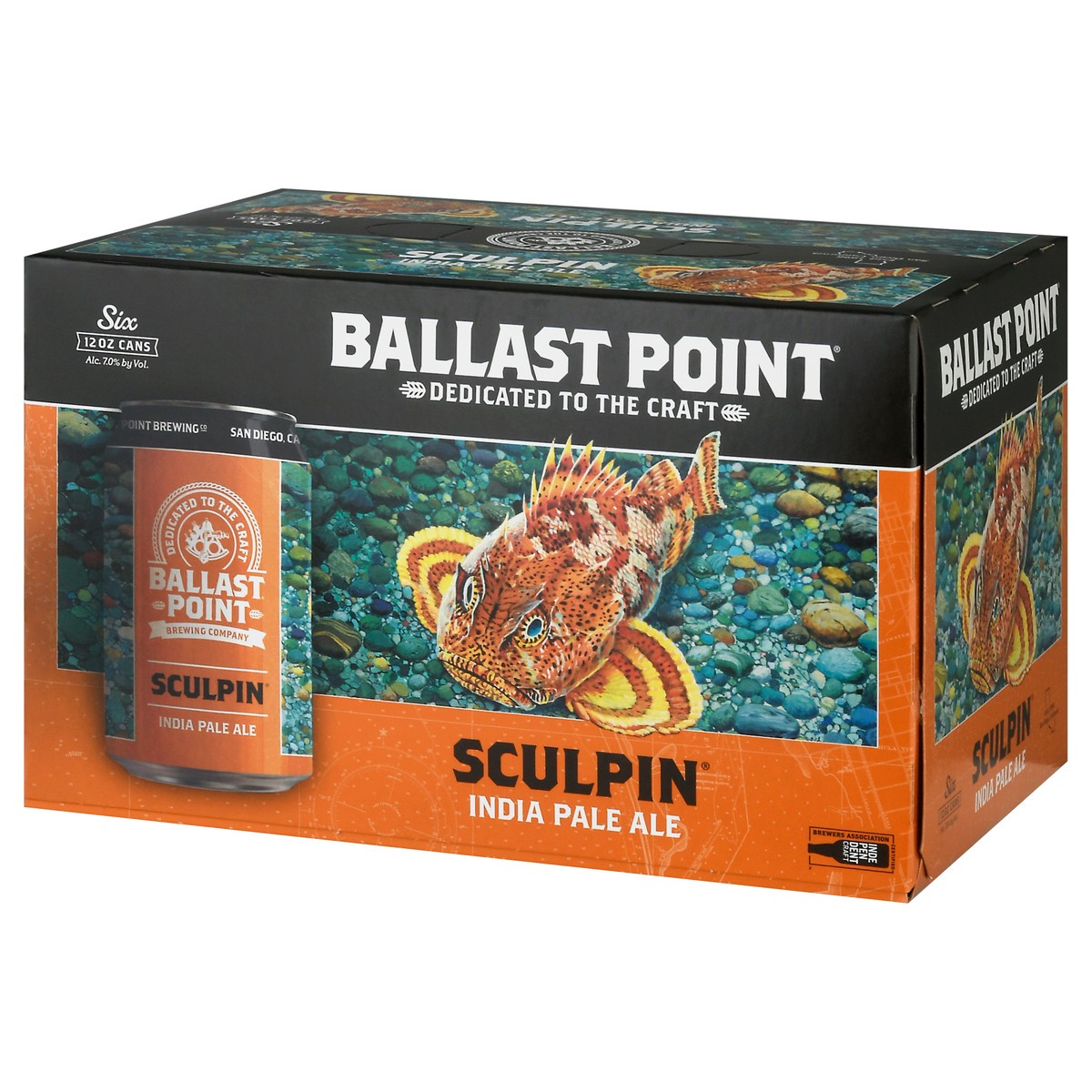 slide 9 of 10, Ballast Point Sculpin Ipa, 6 ct; 12 oz