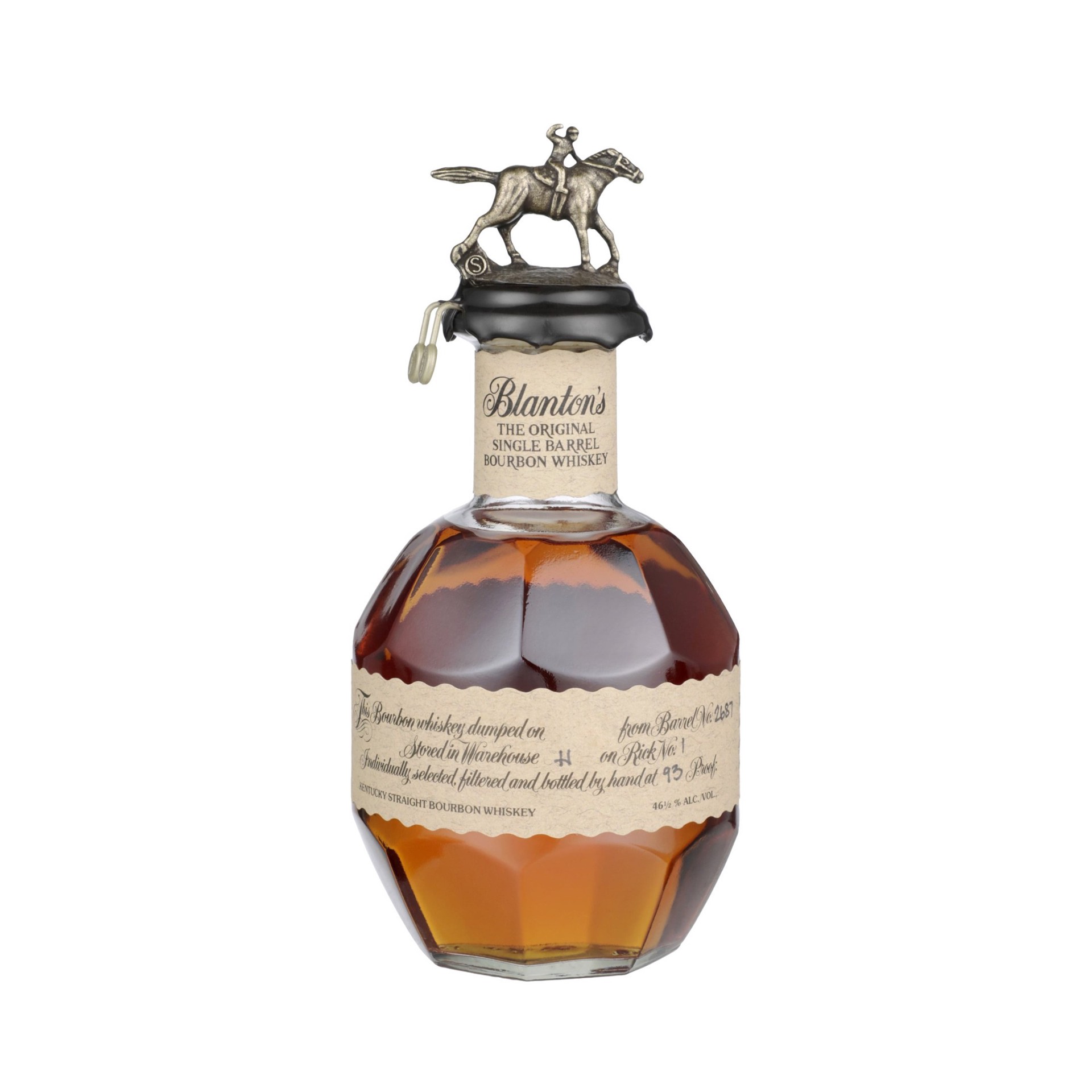 slide 4 of 5, Blantons Blanton's Single Barrel Bourbon 375ml 93 Proof, 375 ml