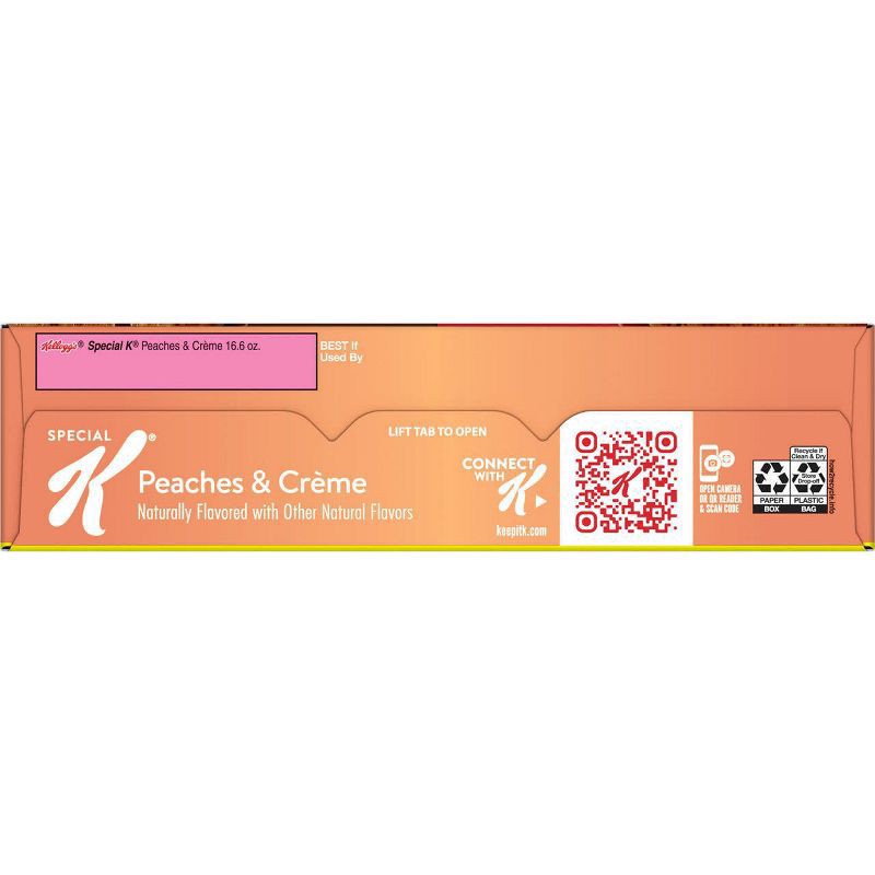 slide 5 of 8, Special K Peaches & Creme, 16.6 oz
