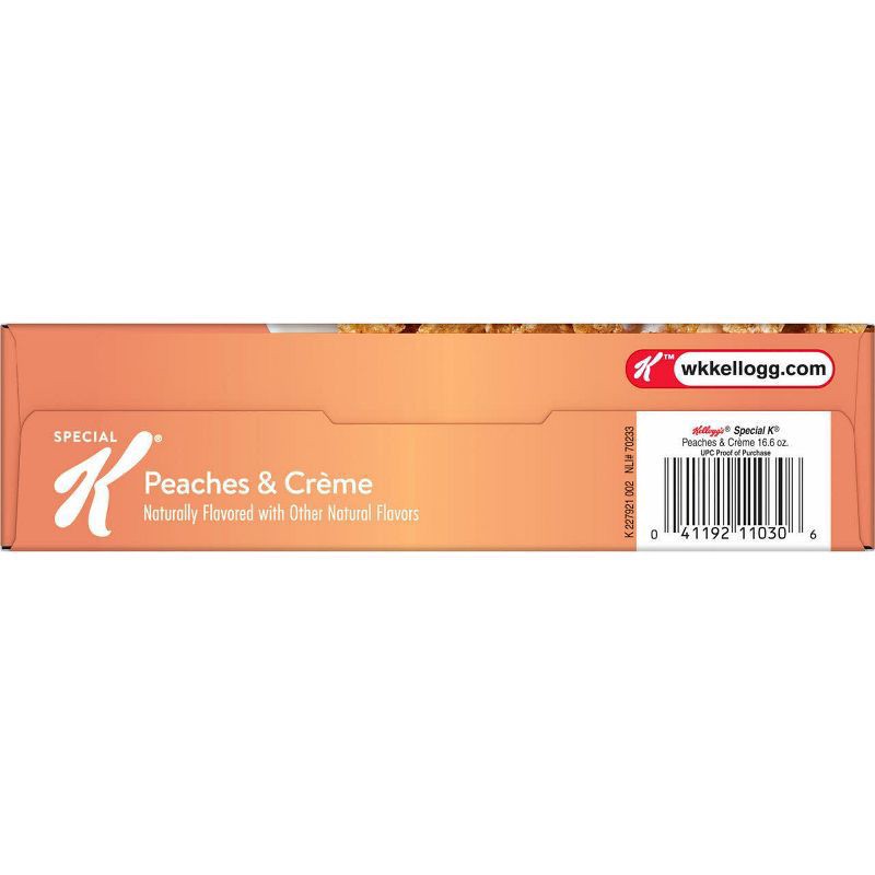 slide 6 of 8, Special K Peaches & Creme, 16.6 oz