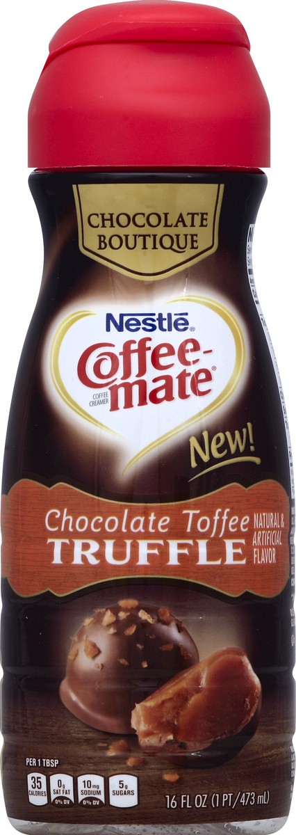 slide 2 of 2, Nestlé Coffee Mate Chocolate Toffee Truffle Cream, 16 oz