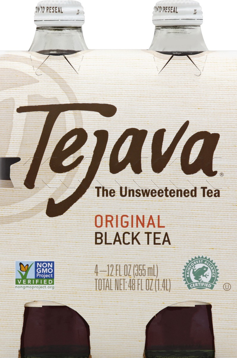 slide 6 of 7, Tejava Premium Iced Tea Unsweetened, 4 ct; 12 fl oz