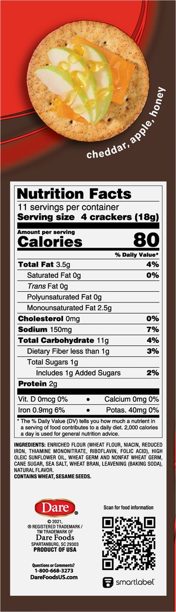 slide 4 of 9, Breton Original Crackers, 7 oz