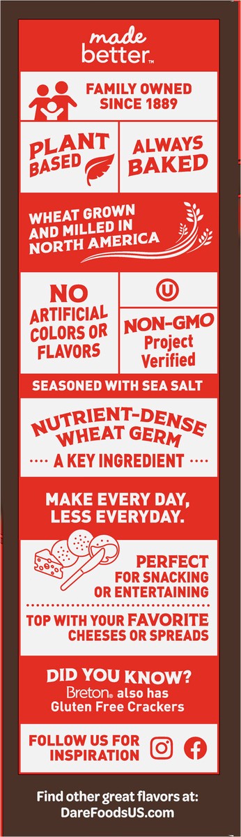 slide 7 of 9, Breton Original Crackers, 7 oz