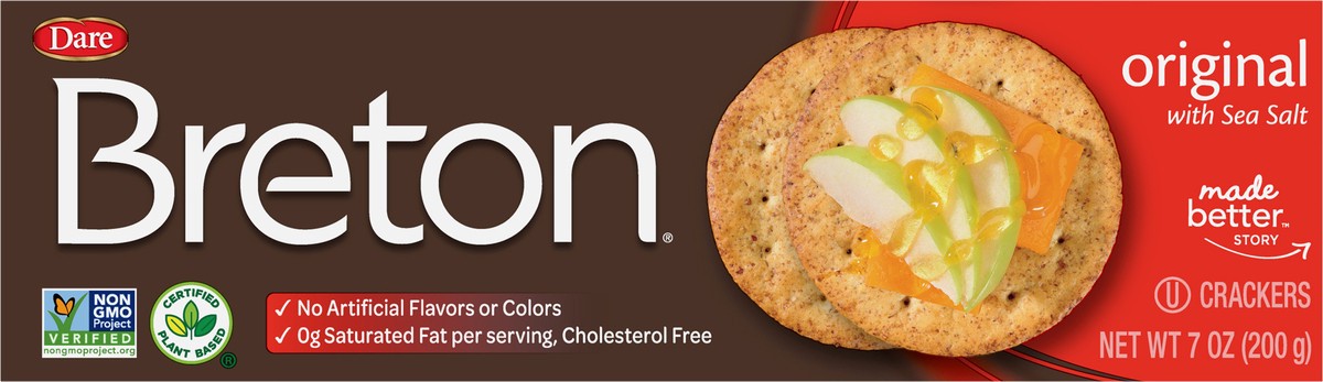 slide 5 of 9, Breton Original Crackers, 7 oz