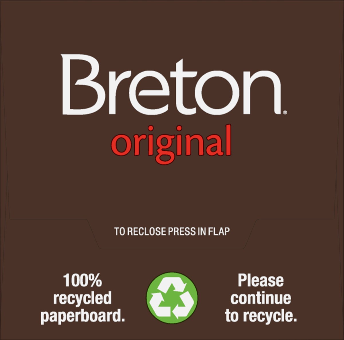 slide 9 of 9, Breton Original Crackers, 7 oz