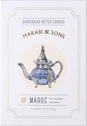 Makabi & Sons Rose Pistachio & Cardamom Maroc Shortbread Butter Cookies