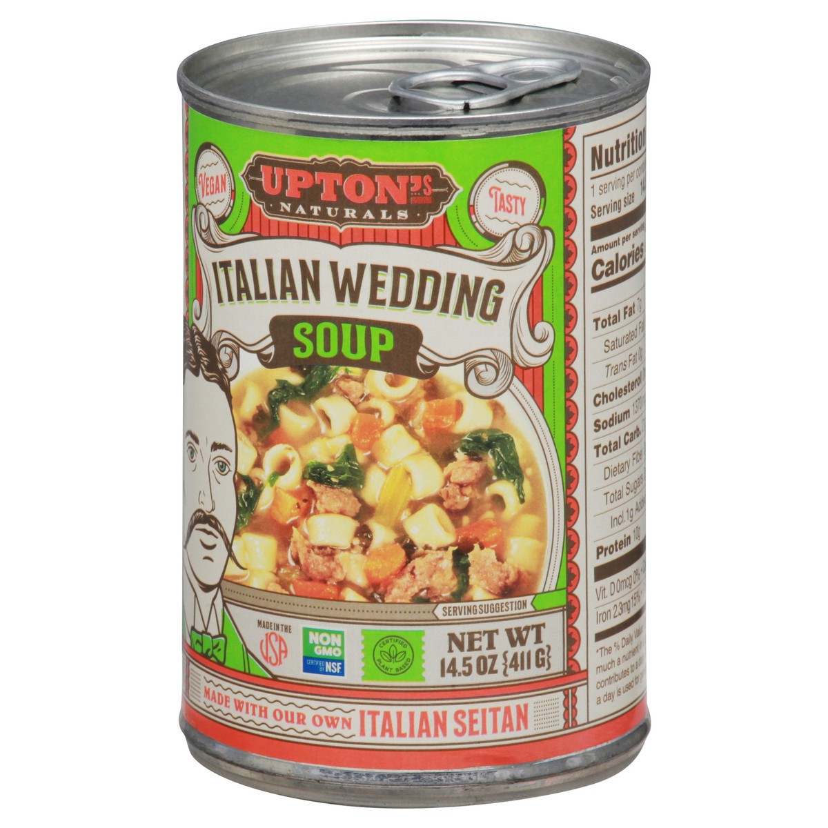 slide 3 of 9, Upton's Naturals Italian Wedding Soup, 14.5 oz