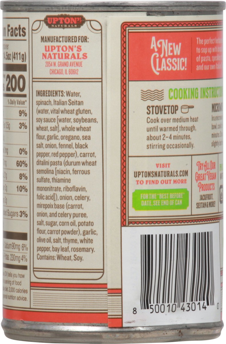 slide 5 of 9, Upton's Naturals Italian Wedding Soup, 14.5 oz