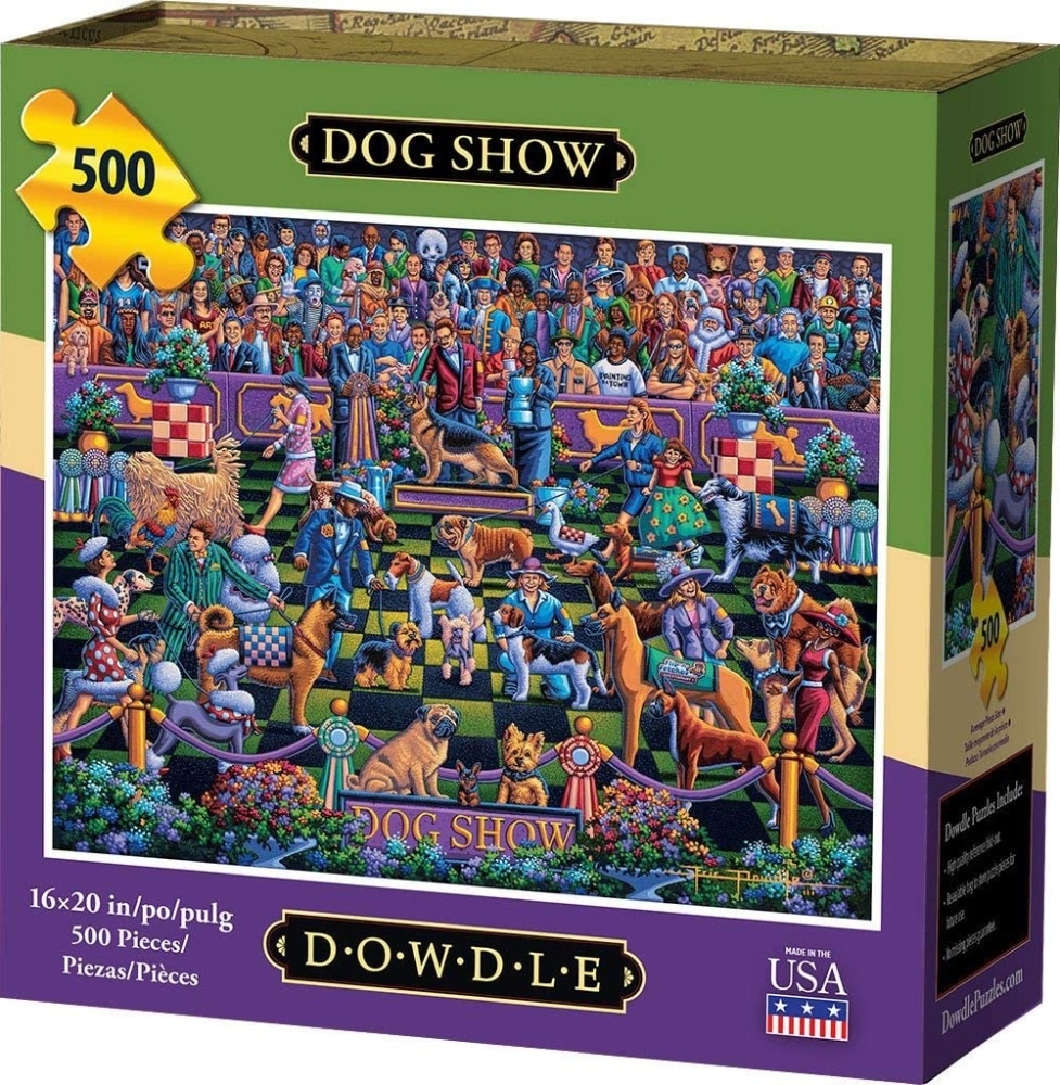 slide 1 of 1, Dowdle Dog Show Jigsaw Puzzle, 1000 ct