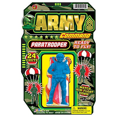 slide 1 of 1, Ja-Ru Army Command Paratrooper Toy, 1 ct