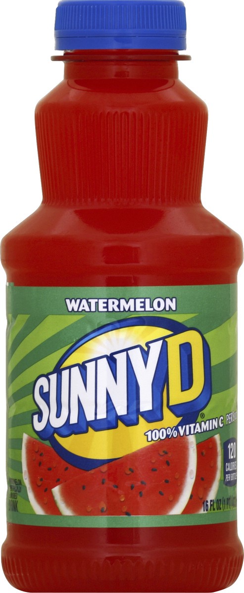 slide 3 of 4, Sunny D Drink Watermelon - 16 oz, 16 oz