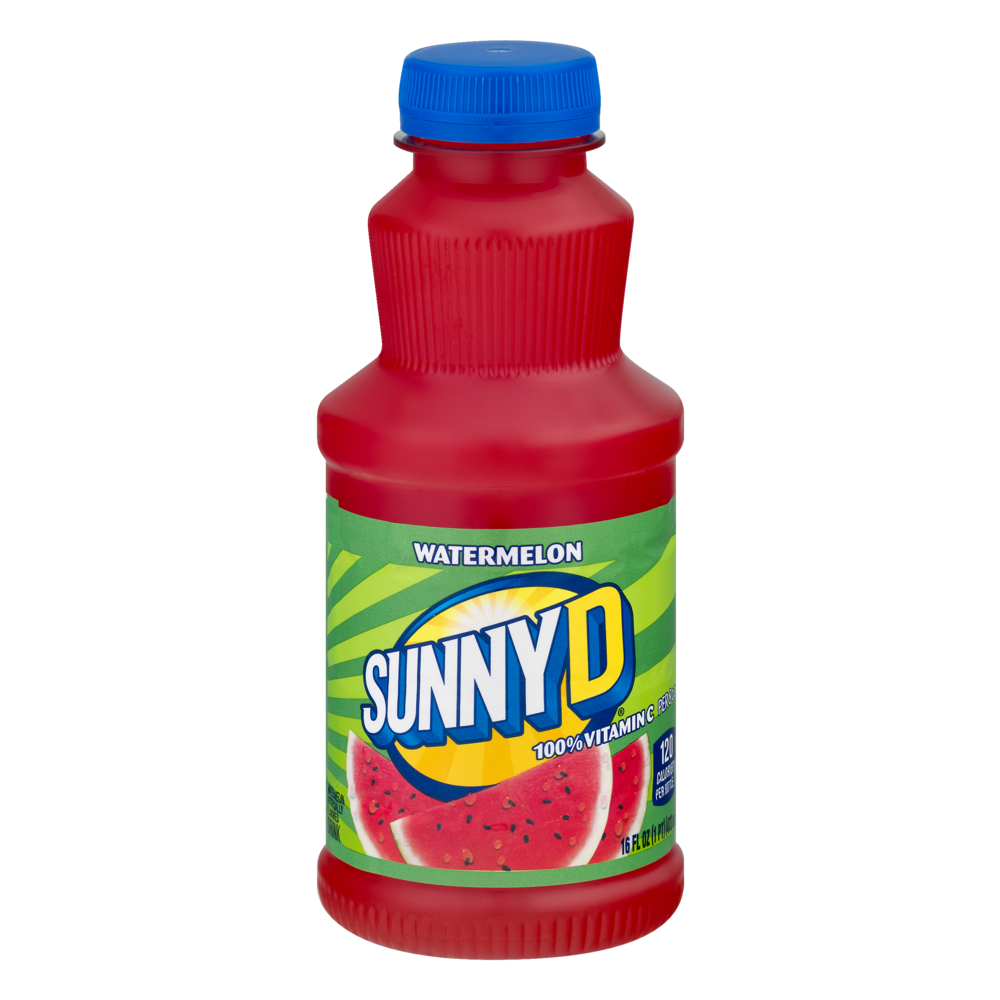 slide 1 of 4, Sunny D Drink Watermelon - 16 oz, 16 oz