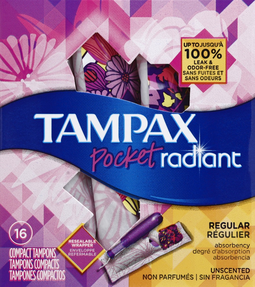 slide 1 of 10, Tampax Tampons 16 ea, 16 ct