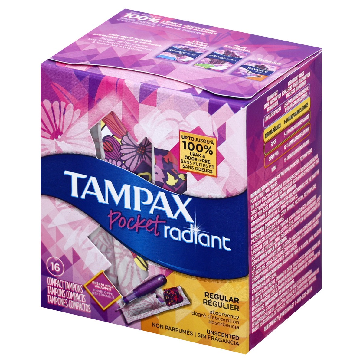 slide 6 of 10, Tampax Tampons 16 ea, 16 ct