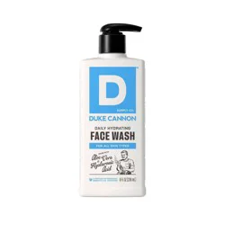 Duke Cannon Daily Hydrating Face Wash, 8 oz