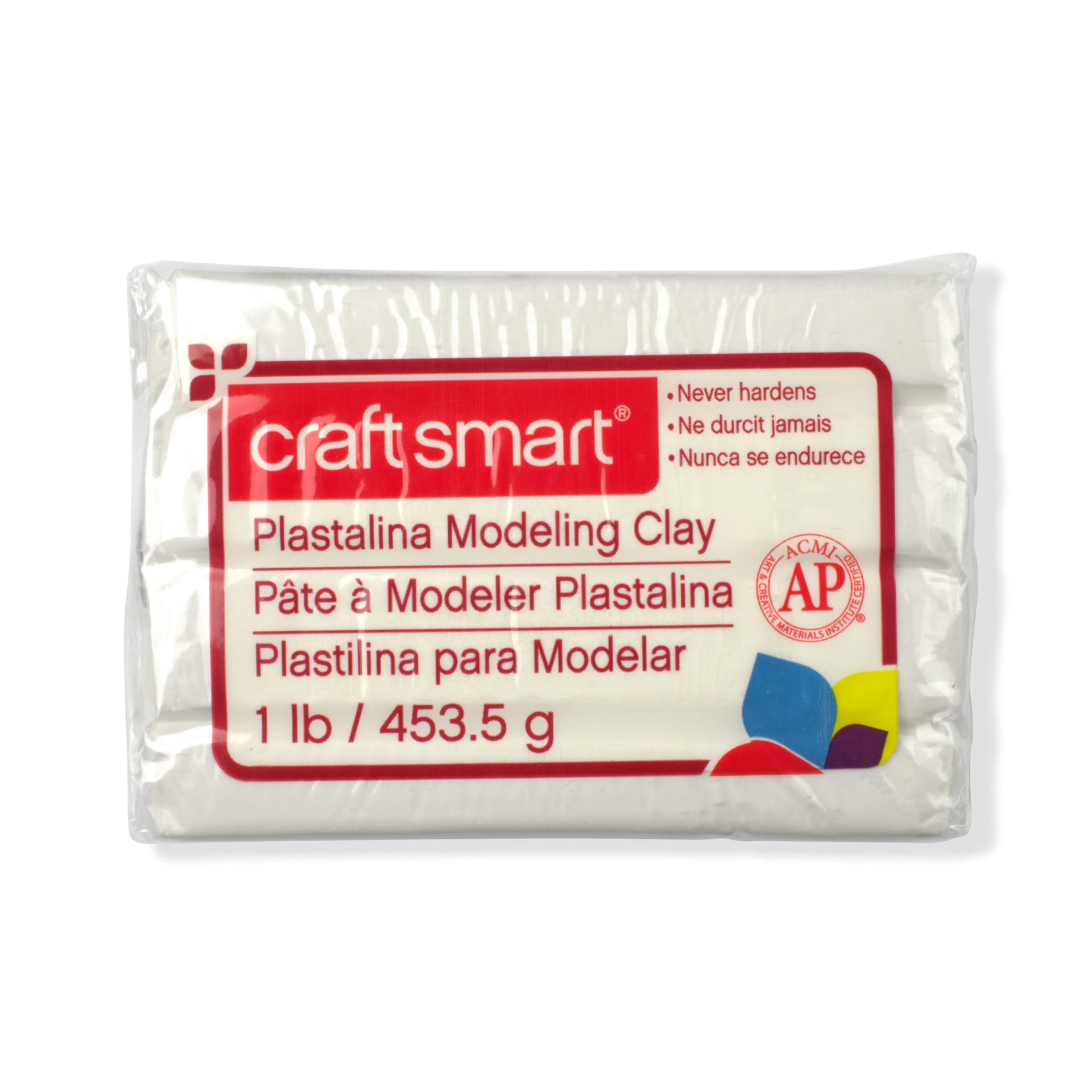 slide 4 of 4, 1lb. Plastalina Modeling Clay By Craft Smart, 1 lb
