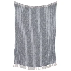 Haven + Key Woven Oversized Throw Blanket - Blue