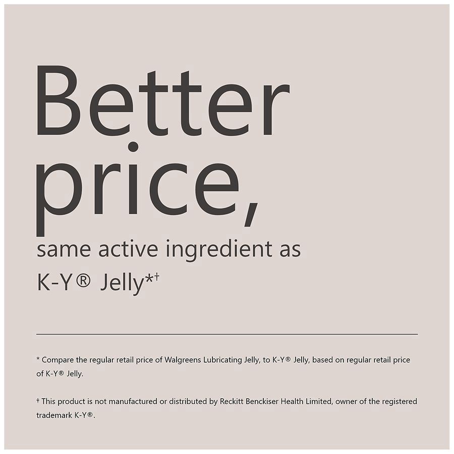 slide 2 of 5, Walgreens Water-Based Lubricating Jelly, 4 oz