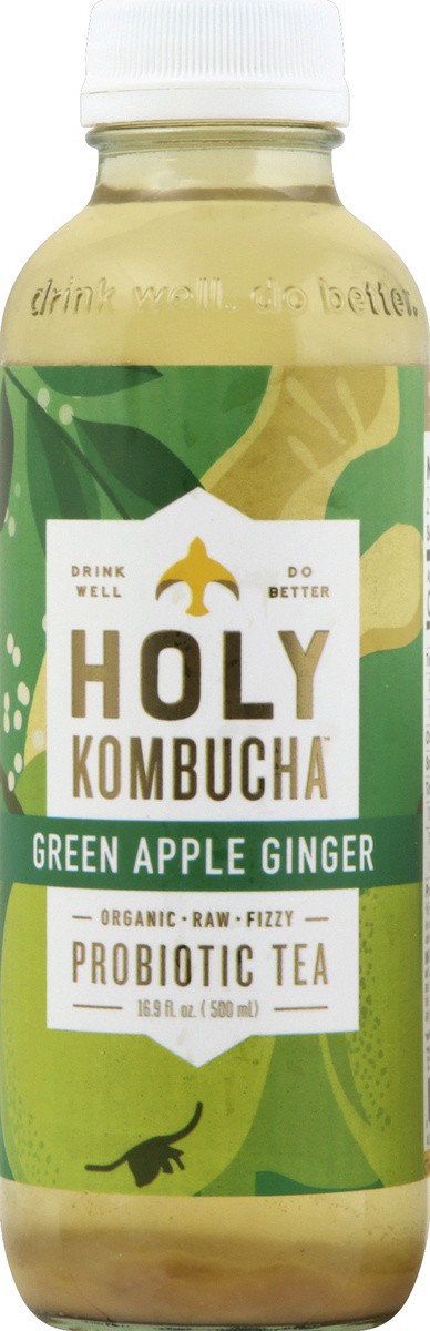 slide 6 of 7, Holy Kombucha Green Apple Ginger - 16.9 oz, 16.9 oz