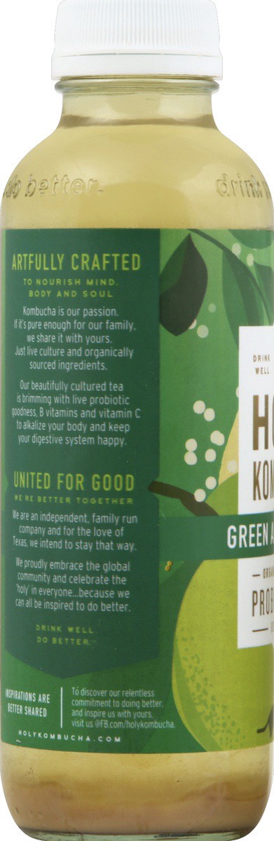 slide 7 of 7, Holy Kombucha Green Apple Ginger - 16.9 oz, 16.9 oz