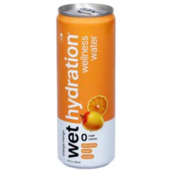 Wet Hydration Orange Mango Wellness Water 12 fl oz