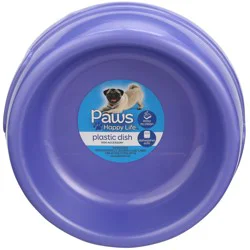 Paws Happy Life Plastic Dog Dish