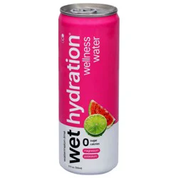Wet Hydration Watermelon Lime Wellness Water 12 fl oz