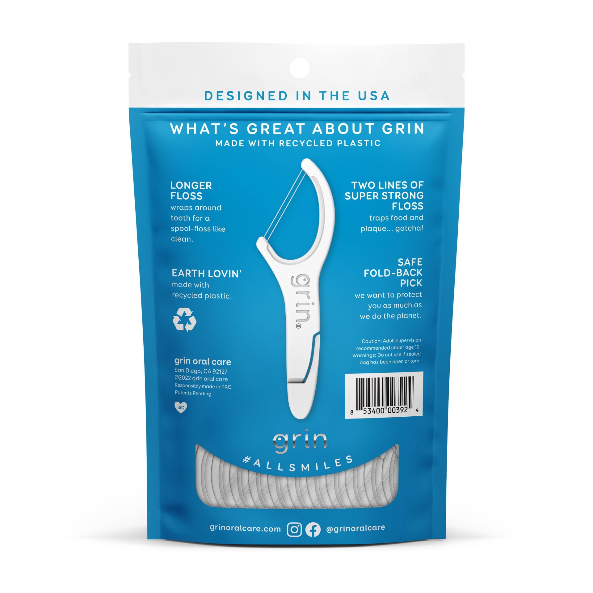 slide 11 of 13, Grin Double Flosspyx, 75 ct