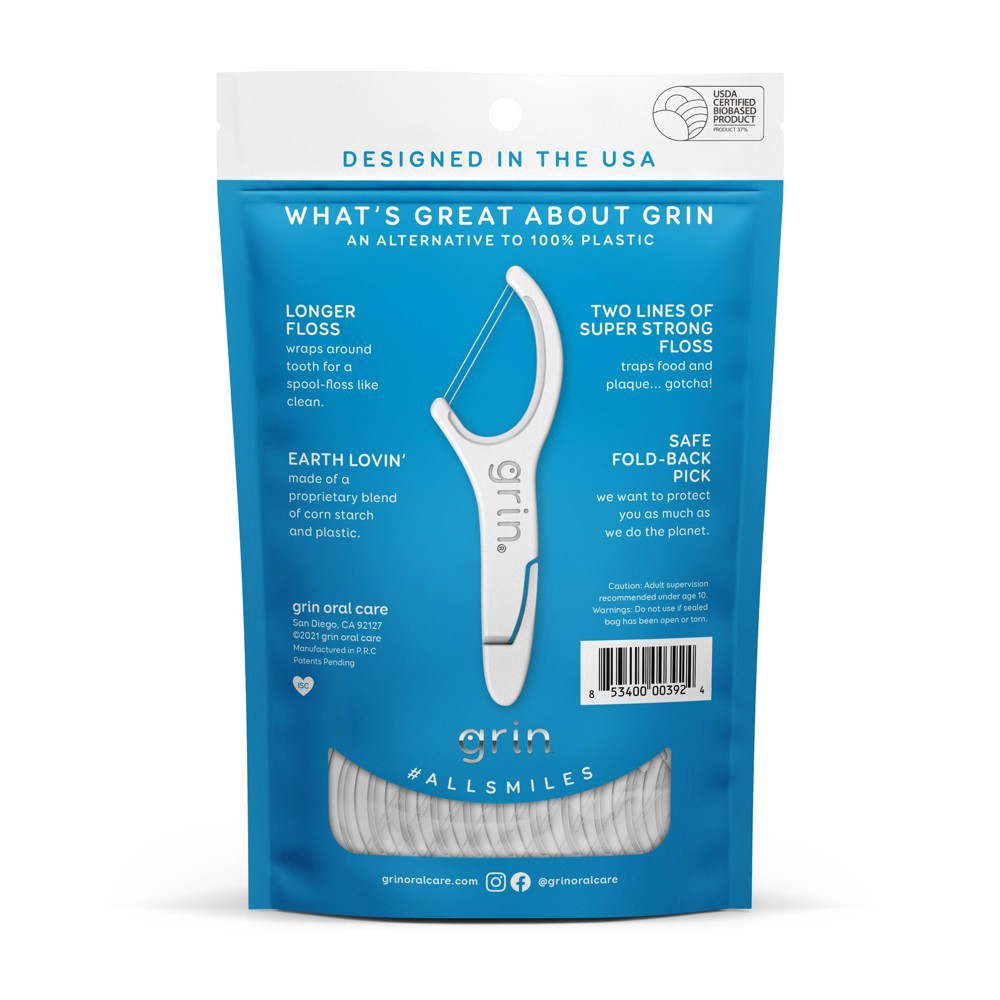 slide 8 of 13, Grin Double Flosspyx, 75 ct