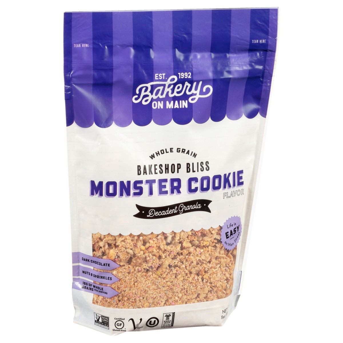 slide 5 of 10, Bakery on Main Whole Grain Monster Cookie Flavor Decadent Granola 11 oz, 11 oz