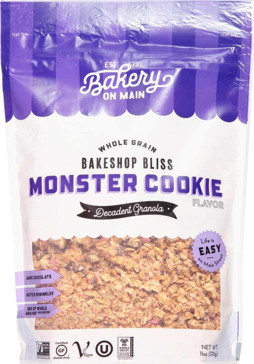 slide 9 of 10, Bakery on Main Whole Grain Monster Cookie Flavor Decadent Granola 11 oz, 11 oz