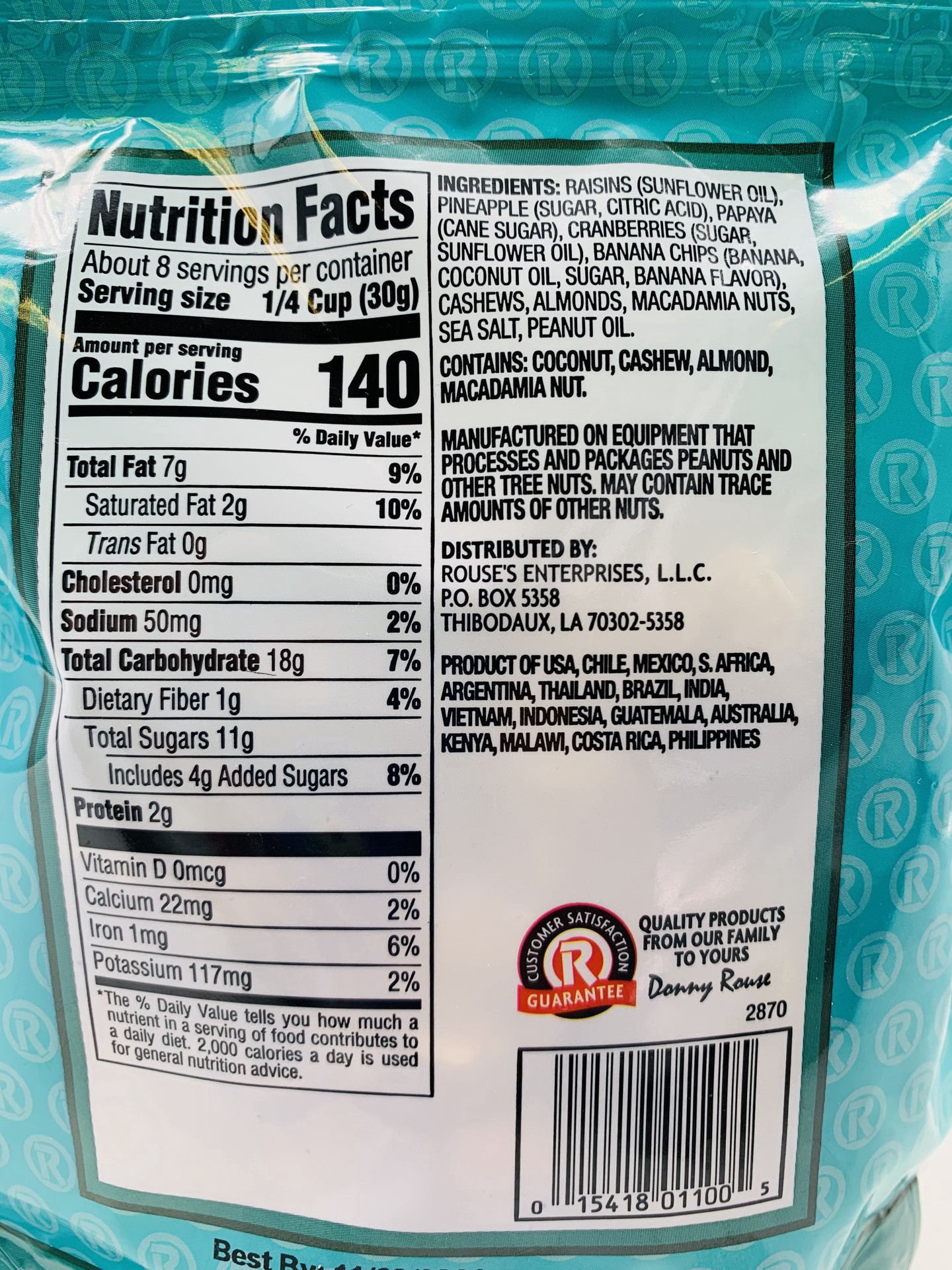 slide 2 of 2, Rous Trop Trail Mix, 8 oz