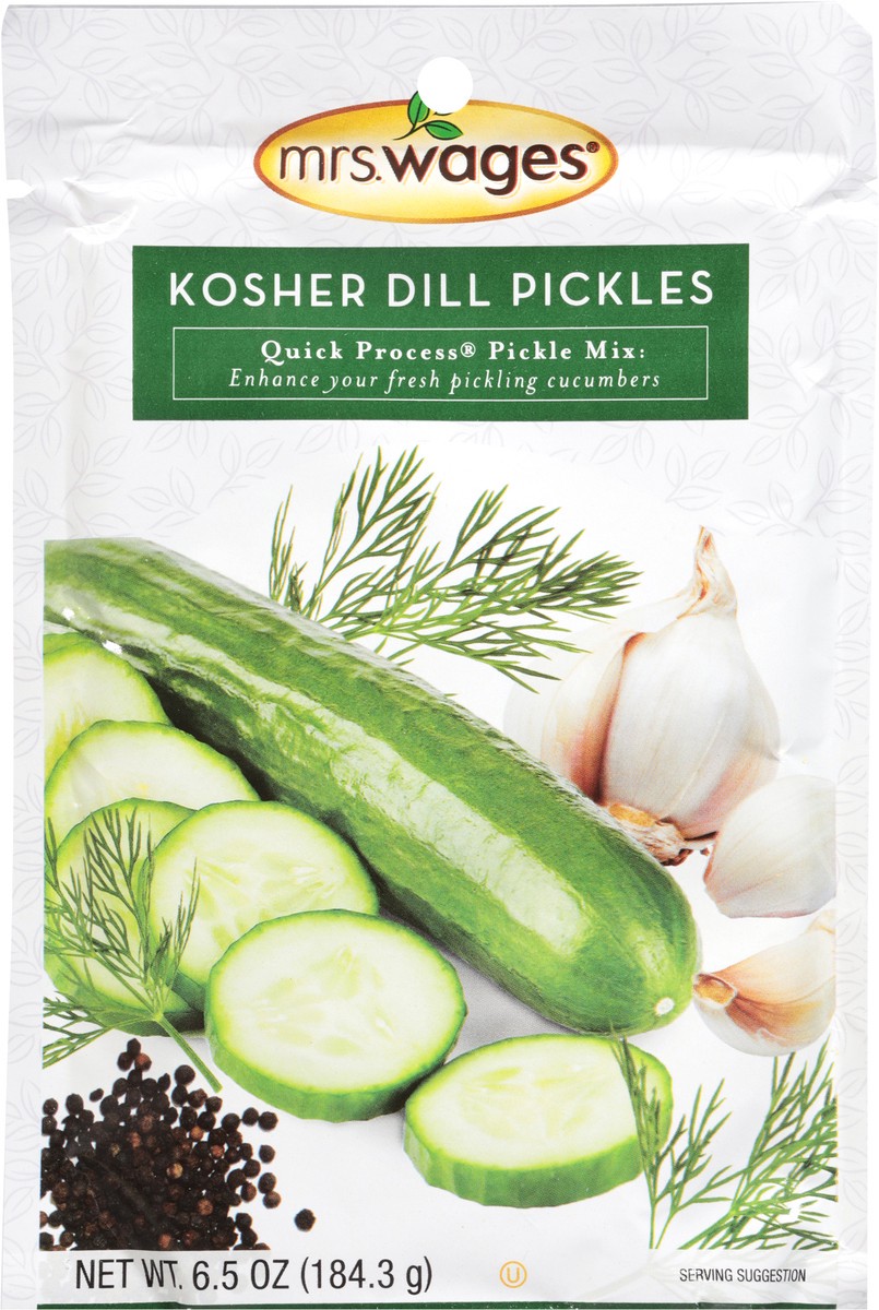 slide 4 of 13, Mrs. Wages Quick Process Kosher Dill Pickles Mix 6.5 oz, 6.5 oz