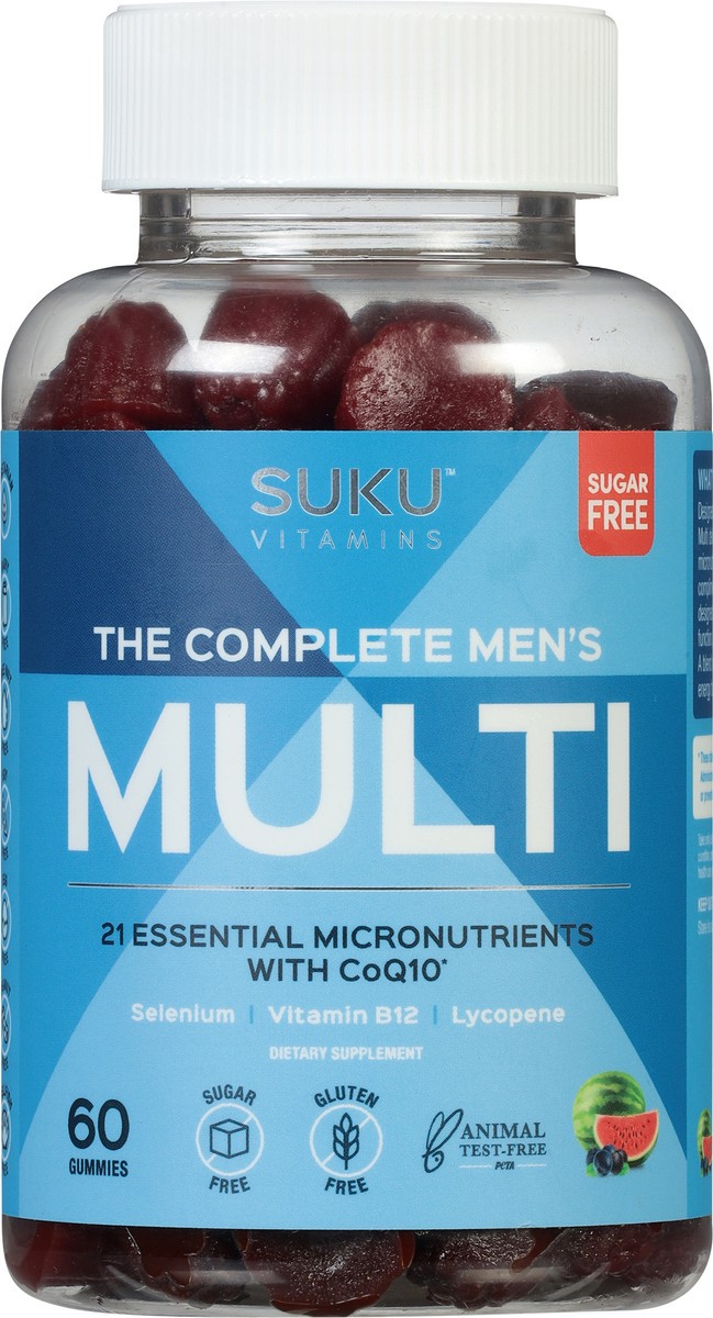 slide 9 of 12, Kumu Sugar Free The Complete Men's Mixed Fruit Fusion Multivitamin 60 Gummies, 60 ct
