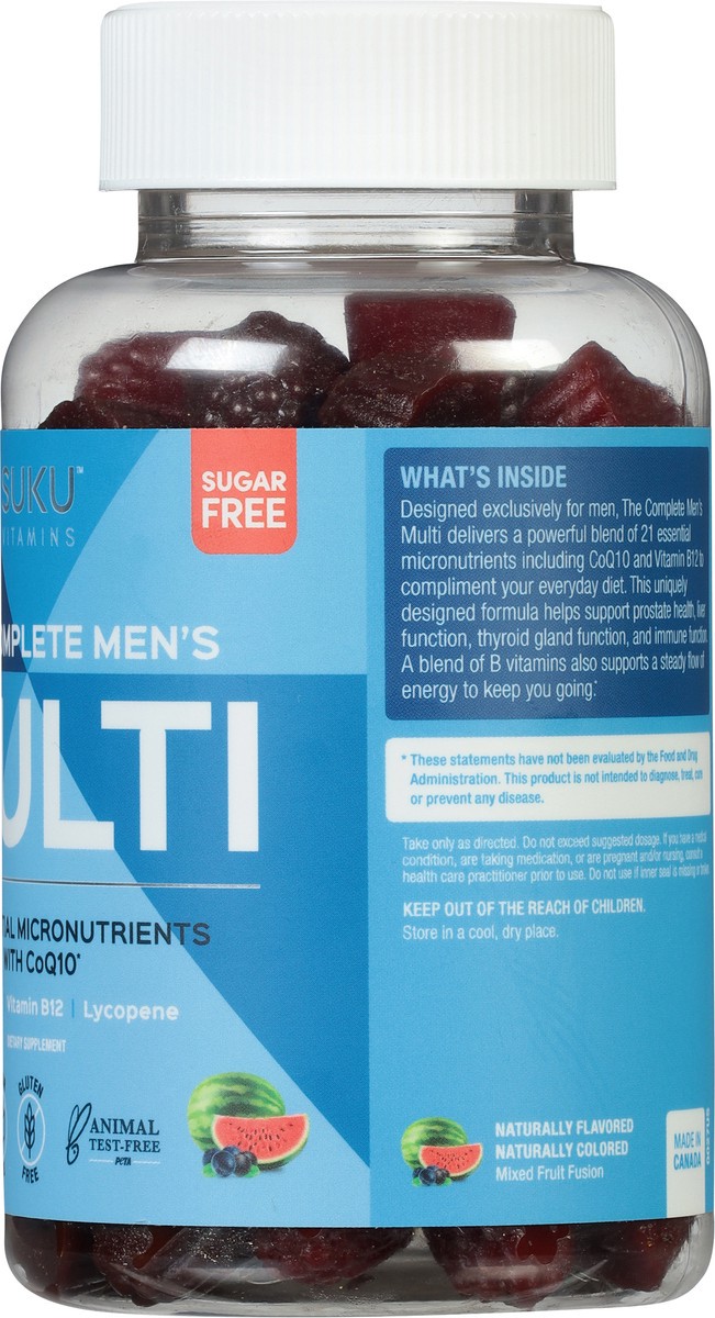 slide 5 of 12, Kumu Sugar Free The Complete Men's Mixed Fruit Fusion Multivitamin 60 Gummies, 60 ct