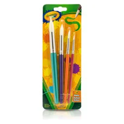 Crayola Big Brushes Assorted Round Tips
