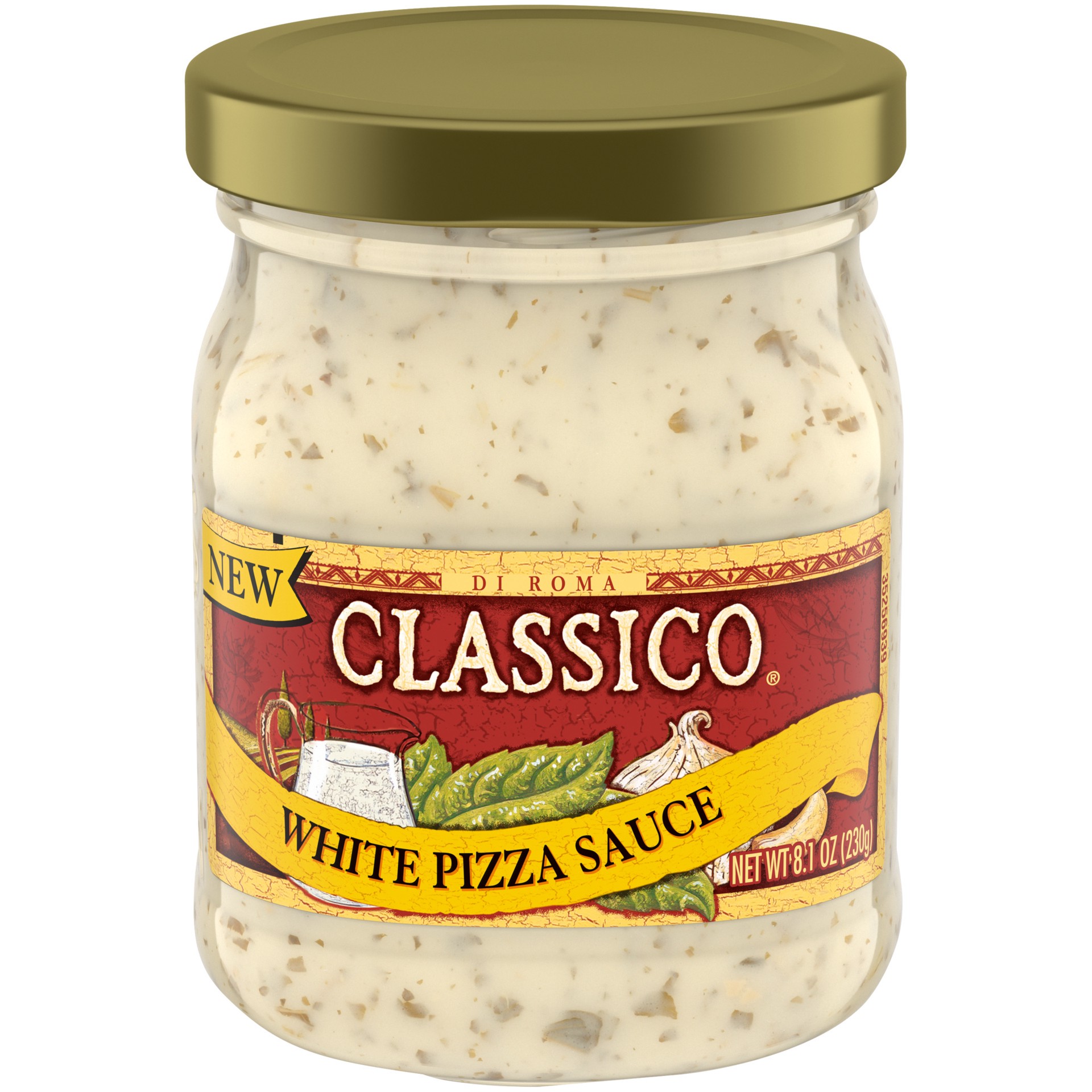 slide 5 of 10, Classico White Pizza Sauce, 8.1 oz Jar, 8.1 oz