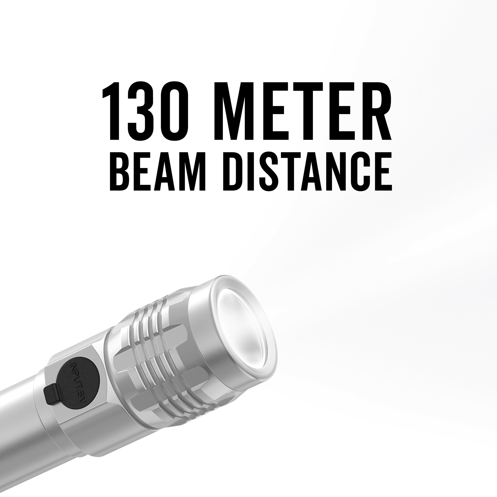 slide 4 of 6, Rayovac Value Metal Rechargeable Light, 320 Lumens, IPX4 Water Resistant, Durable Metal LED Light, Great Outdoor and Emergency LED Flashlight, Battery Included, 1 ct