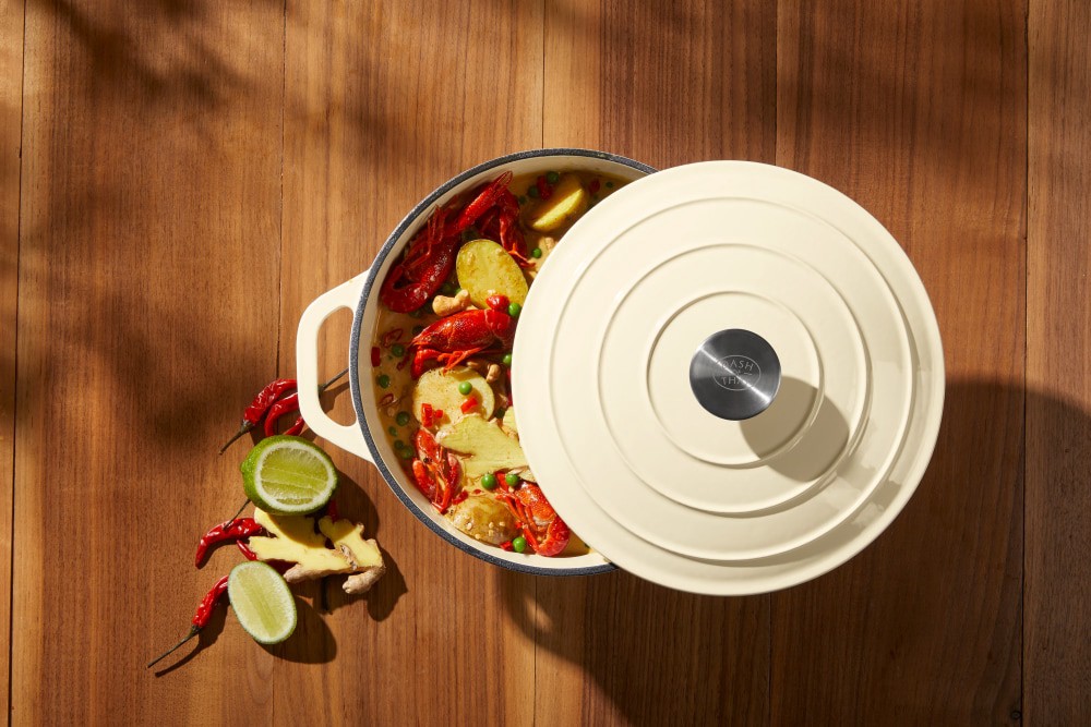 slide 2 of 4, Dash Of That Dutch Oven - Ivory, 1 ct