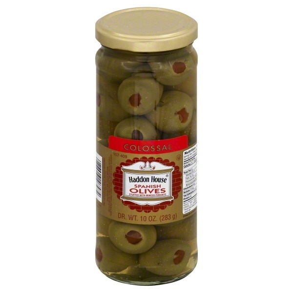 slide 1 of 1, Haddon House Colossal Pitted Spanish Olives, 10 oz