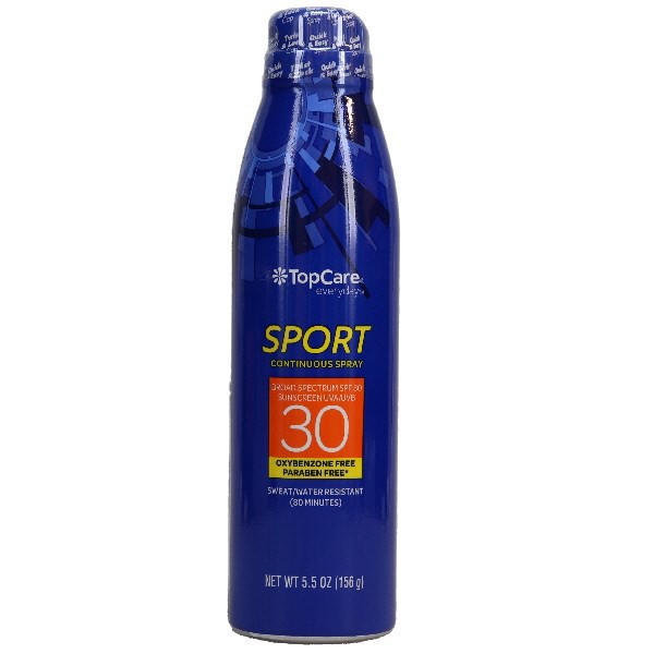 slide 1 of 9, TopCare  Sport Continuous Spray, 5.5 oz