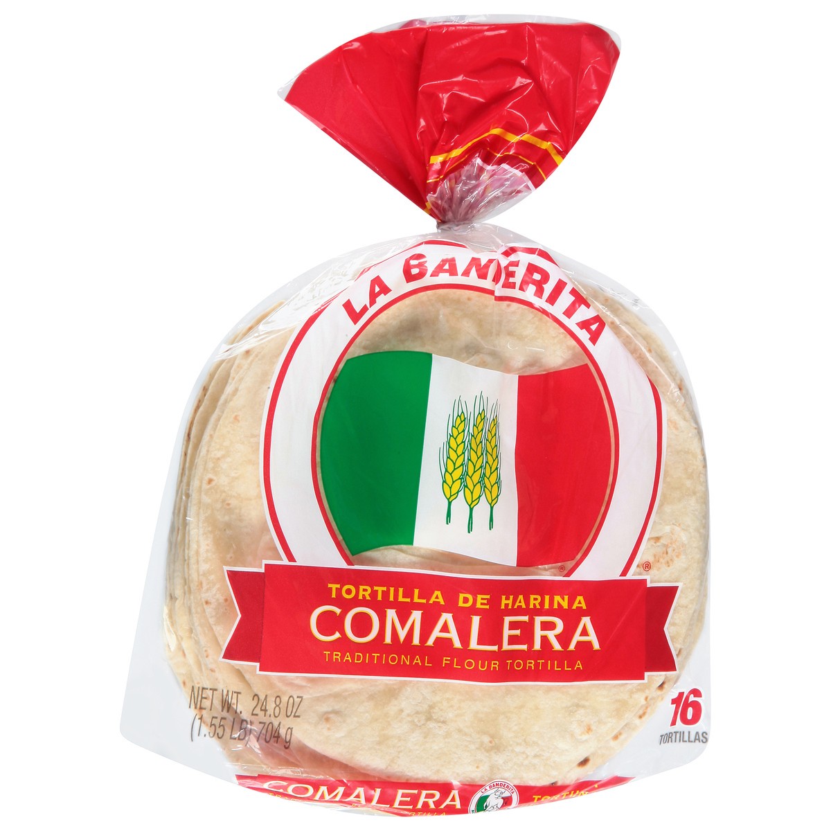 slide 14 of 14, La Banderita Comalera Traditional Flour Tortillas 16 ea, 16 ct