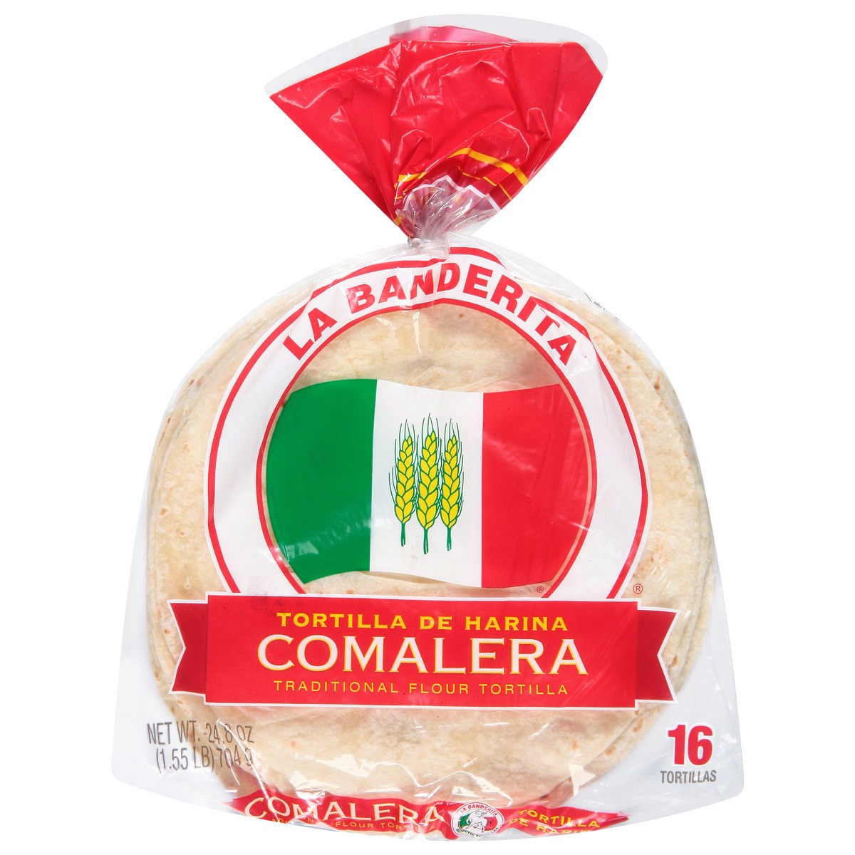 slide 4 of 14, La Banderita Comalera Traditional Flour Tortillas 16 ea, 16 ct