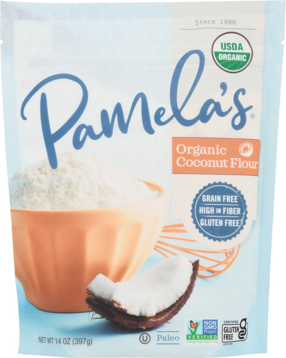 slide 13 of 13, Pamela's Organic Coconut Flour 14 oz, 14 oz