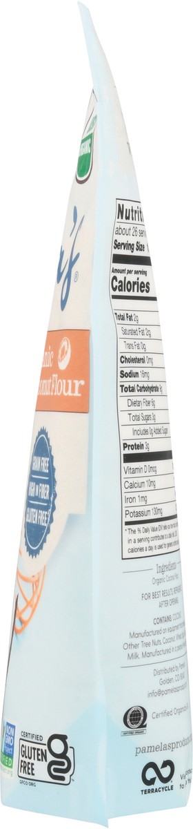 slide 5 of 13, Pamela's Organic Coconut Flour 14 oz, 14 oz