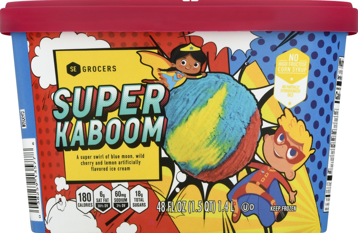 slide 3 of 13, SE Grocers Super Kaboom Ic, 48 oz