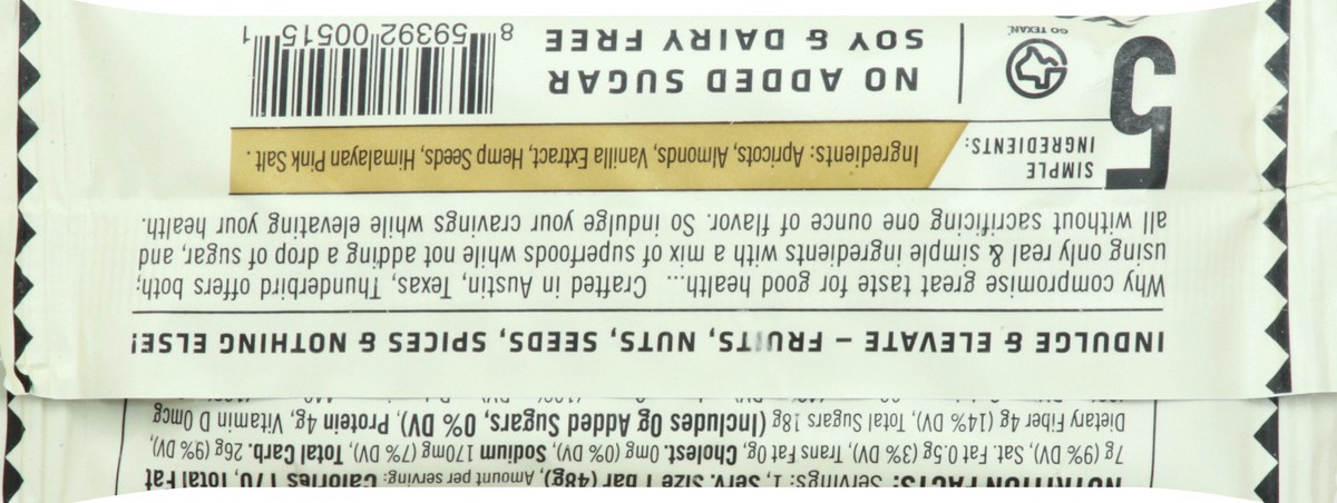 slide 10 of 12, Thunderbird Almond Apricot Vanilla Fruit & Nut Bar 1.7 oz, 1.7 oz