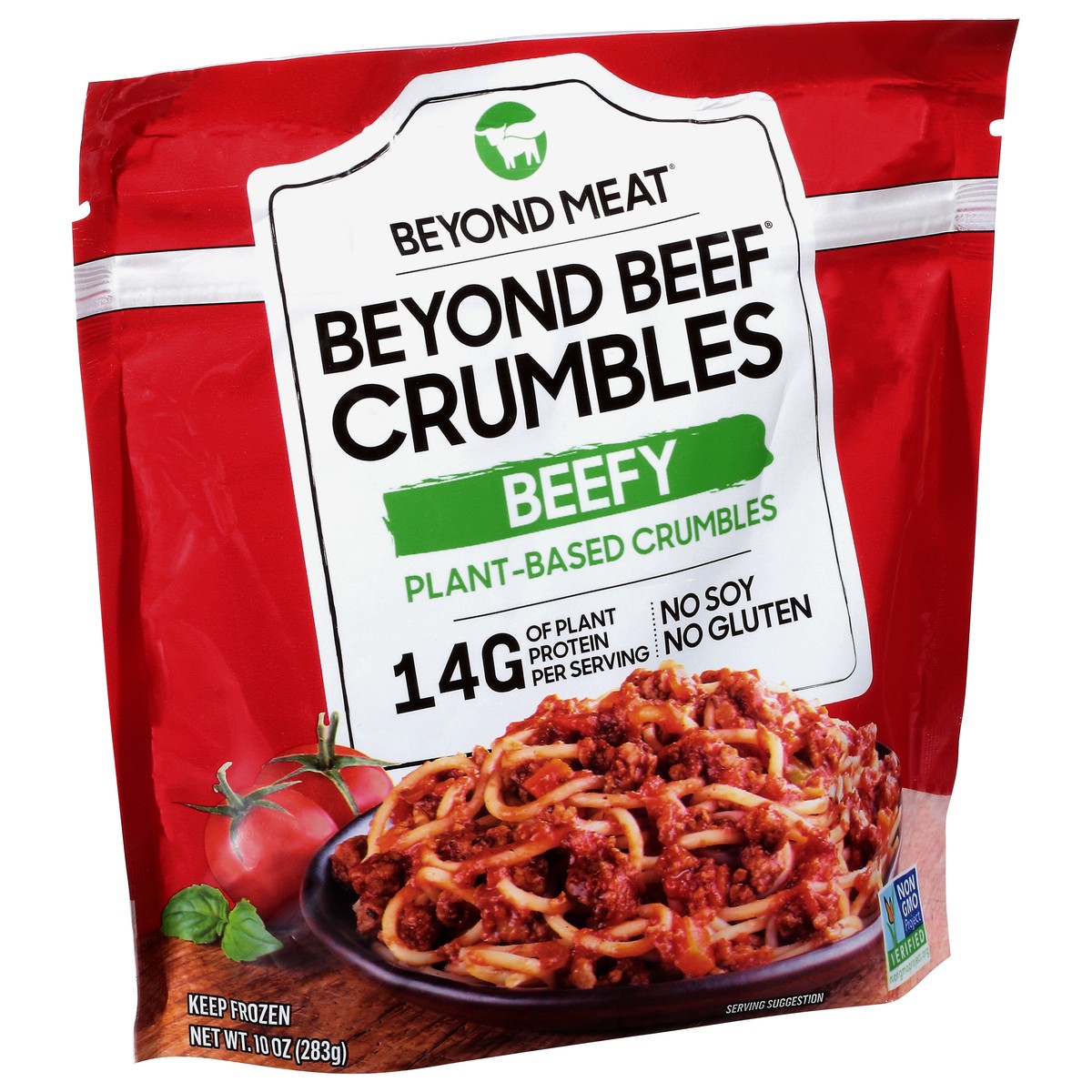 slide 2 of 9, Beyond Meat Crumbles, 10 oz